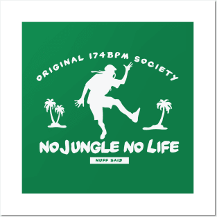 No Jungle No Life - Original 174 Bpm Club Posters and Art